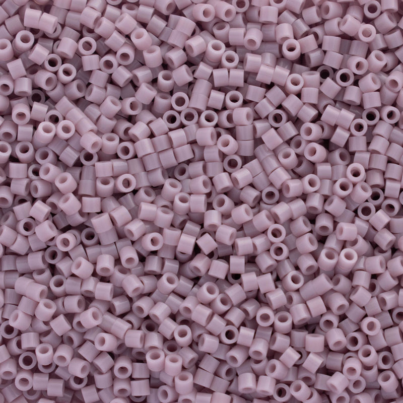 Miyuki Delica Beads Size 15/0 1.3mm, DBS728 Opaque Lilac