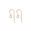 TierraCast, Earwire with 2mm Bead, 14/20 Gold Filled
