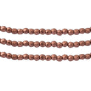 Starman, Czech Fire Polish Glass Beads, Matte - Metallic Bronze Copper