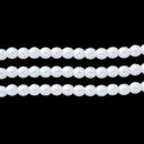 Starman, Czech Glass Pearls Round, Snow
