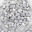 Les Perles Par Puca - Ios Par Puca 5.5X2.5mm, Crystal Full Labrador/Silver