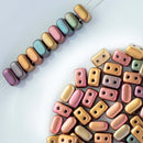 Les Perles Par Puca - Ios Par Puca 5.5X2.5mm, Crystal Orange Rainbow