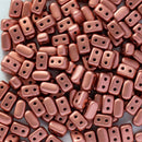 Les Perles Par Puca - Ios Par Puca 5.5X2.5mm, Matte - Metallic Bronze Copper