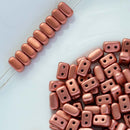 Les Perles Par Puca - Ios Par Puca 5.5X2.5mm, Matte - Metallic Bronze Copper