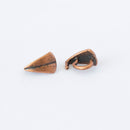 JBB Findings, Fan Bail 8 x 5mm, Antique Copper, 2 Pieces