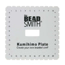 The BeadSmith Kumihimo Disk with Instructions, 6"(15.24cm) Square