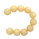 Polaris Beads Round 12mm, Light Colorado Topaz