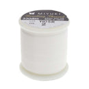 Miyuki 330dtex 100% Nylon Beading Thread, Size-B, 0.2mm Thickness, Eggshell
