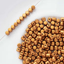 Les Perles Par Puca - Minos Par Puca 3x2.5mm, Matte - Metallic Bronze Gold