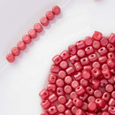 Les Perles Par Puca - Minos Par Puca 3x2.5mm, Pastel Dark Coral
