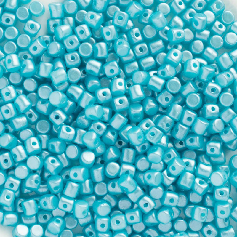 Les Perles Par Puca - Minos Par Puca 3x2.5mm, Pastel Aqua