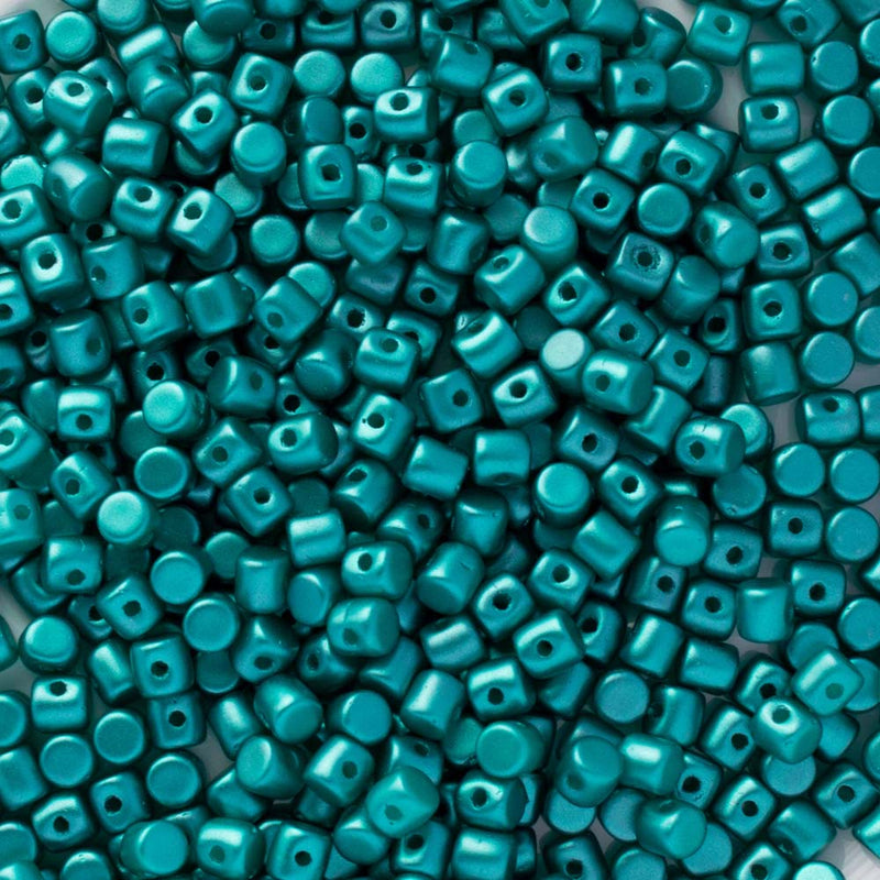 Les Perles Par Puca - Minos Par Puca 3x2.5mm, Pastel Emerald