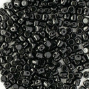 Les Perles Par Puca - Minos Par Puca 3x2.5mm, Opaque Jet/Black