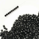 Les Perles Par Puca - Minos Par Puca 3x2.5mm, Opaque Jet/Black
