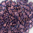 Matubo Ginko Beads 7.5mm, Luster - Transparent Amethyst