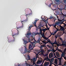 Matubo Ginko Beads 7.5mm, Luster - Transparent Amethyst