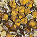 Matubo Ginko Beads 7.5mm, Backlit - Golden Ice