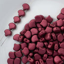 Matubo Ginko Beads 7.5mm, Chatoyant - Red