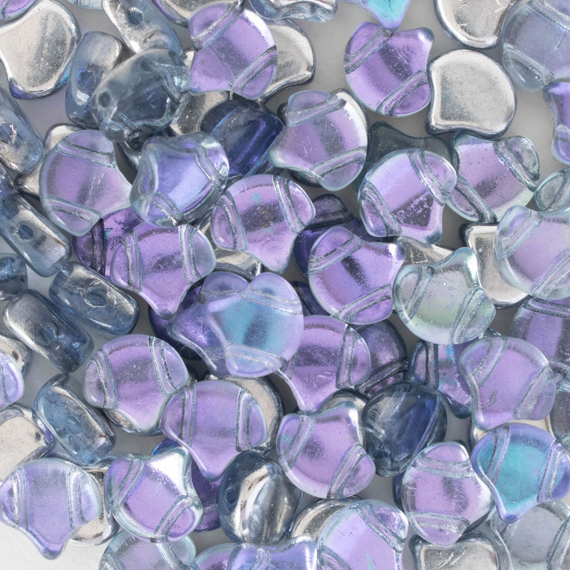 Matubo Ginko Beads 7.5mm, Backlit - Violet Ice