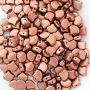 Matubo Ginko Beads 7.5mm, Matte - Metallic Bronze Copper