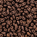 Matubo MiniDuo Beads 2x4mm, Dark Bronze