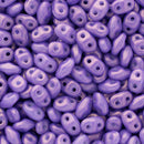 Matubo MiniDuo Beads 2x4mm, Gold Shine - Purple