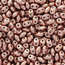 Matubo MiniDuo Beads 2x4mm, Matte - Metallic Copper