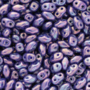 Matubo MiniDuo Beads 2x4mm, Nebula - Opaque Blue