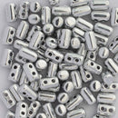 Matubo Rulla Beads 5x3mm, Silver