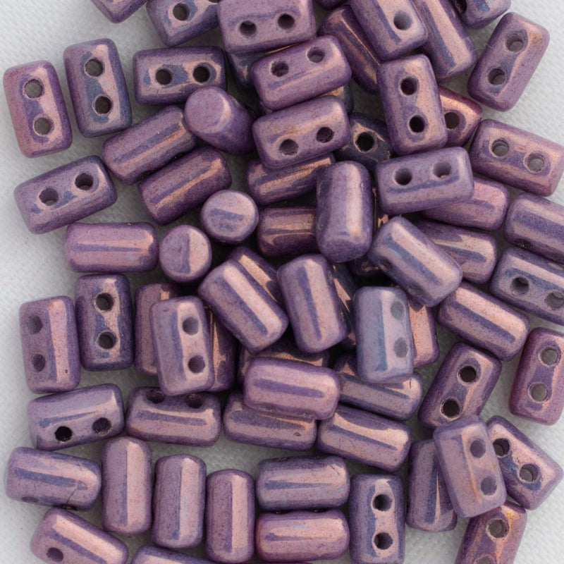 Matubo Rulla Beads 5x3mm, Luster - Opaque Amethyst