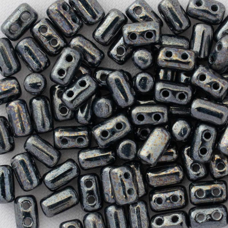 Matubo Rulla Beads 5x3mm, Hematite