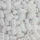 Matubo Rulla Beads 5x3mm, Opaque White