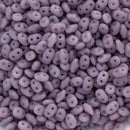 Matubo SuperDuo Beads 2.5x5mm, Opaque Amethyst