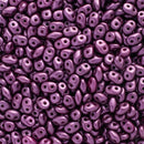 Matubo SuperDuo Beads 2.5x5mm, Pastel Bordeaux