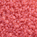 Matubo SuperDuo Beads 2.5x5mm, Opal Rose