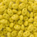 Matubo SuperDuo Beads 2.5x5mm, Opaque Yellow