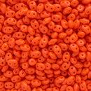 Matubo SuperDuo Beads 2.5x5mm, Opaque Orange
