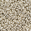 Miyuki Berry Beads 4.5x2.5mm, 4201 Duracoat Galvanized Silver