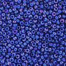 Miyuki Round Seed Beads Size 11/0 2mm, 1945 Opaque Luster Cobalt