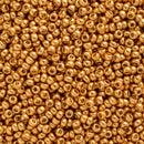 Miyuki Round Seed Beads Size 11/0 2mm, 4203 Duracoat Galvanized Yellow Gold, 8 grams