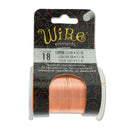 Wire Elements Tarnish Resistant Half-Hard 18 Gauge Wire, Copper - 10 Yards
