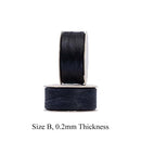 Nymo Nylon Beading Thread, Size-B 0.2mm Thickness, Black, 72 Yards