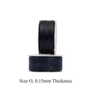 Nymo Nylon Beading Thread, Size-O 0.15mm Thickness, Black, 115 Yards