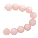 Polaris Beads Round 12mm, Light Rose