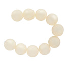 Polaris Beads Round 12mm, Silk