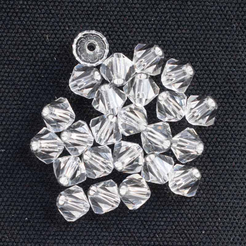 Preciosa - Bicone Crystal Beads 4mm, Crystal