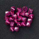 Preciosa - Bicone Crystal Beads 4mm, Fuchsia