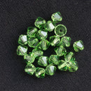 Preciosa - Bicone Crystal Beads 4mm, Peridot