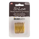 S-Lon Heavy Tex 400 Nylon 3-ply Bonded Thread, Thickness 0.9mm, Light Maize, 35 Yards/32 Meters