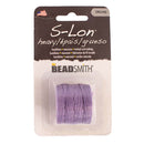 S-Lon Heavy Tex 400 Nylon 3-ply Bonded Thread, Thickness 0.9mm, Orchid, 35 Yards/32 Meters